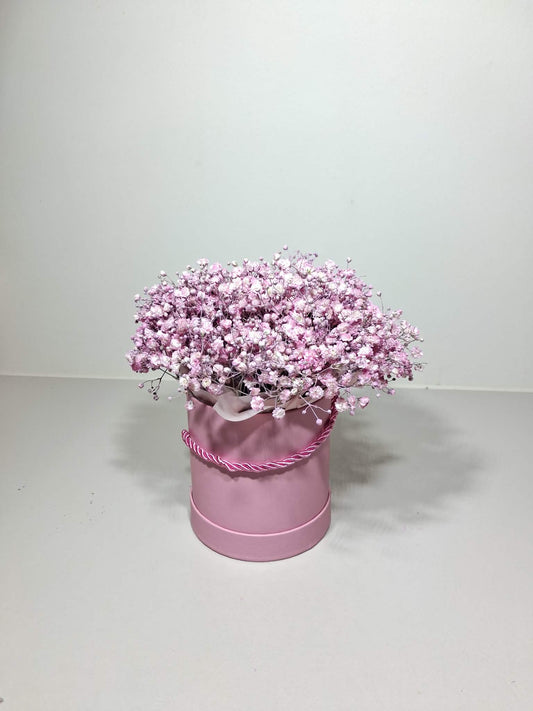 FOLWER BOX z gipsówką.