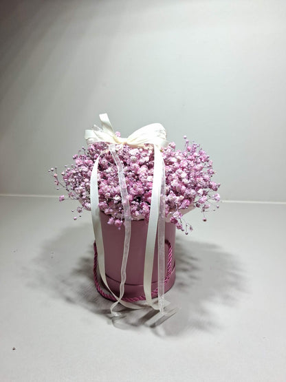 FOLWER BOX z gipsówką.