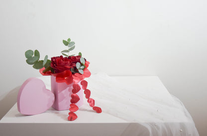 FLOWER BOX  w kształcie serca